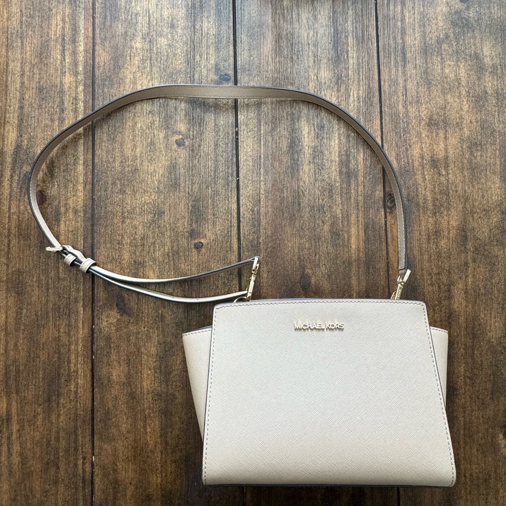 Michael Kors Beige Crossbody Bag